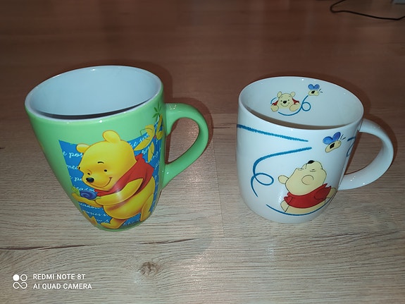 Uudet Nalle Puh kahvikupit 10e kpl