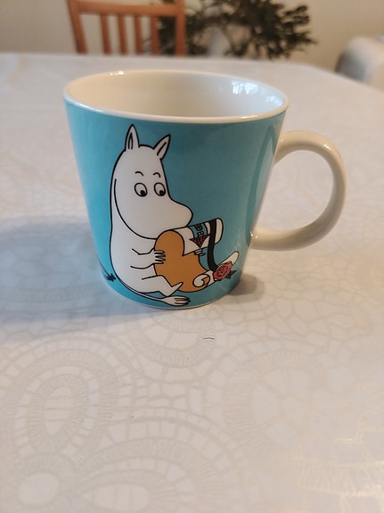 Muumimuki Muumipeikko turkoosi