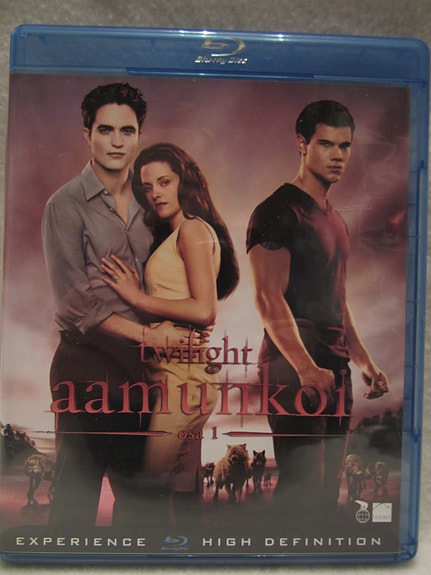 Twilight Aamunkoi osa 1 blu-ray