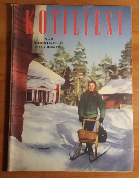 Päätoimittaja Alli Wiherheimo KOTILIESI tammikuu II 2/1957