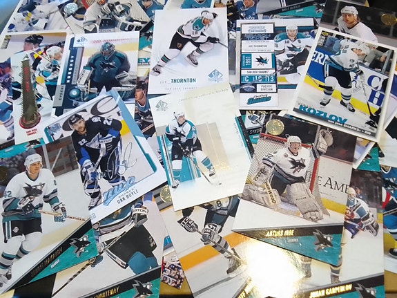 San Jose Sharks-jääkiekkokortteja postitettuna #184