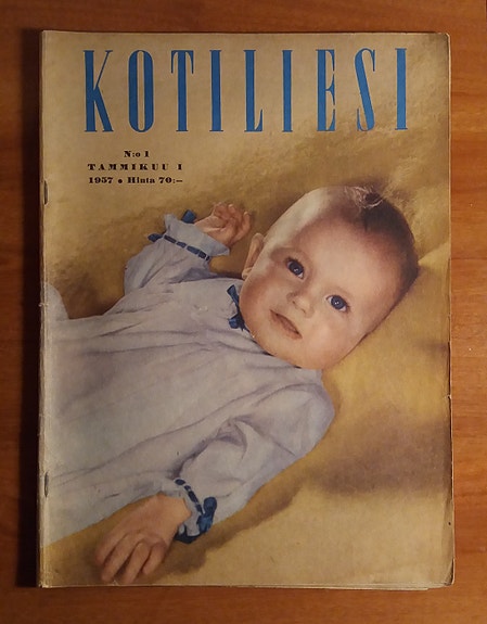 Päätoimittaja Alli Wiherheimo KOTILIESI tammikuu I 1/1957
