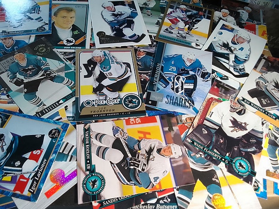 San Jose Sharks-jääkiekkokortteja postitettuna #937