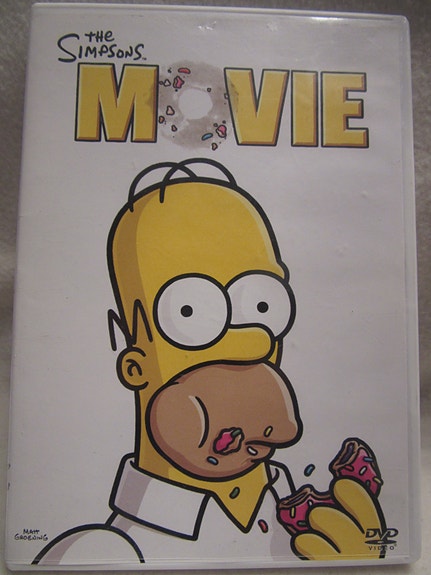 The Simpsons Movie dvd