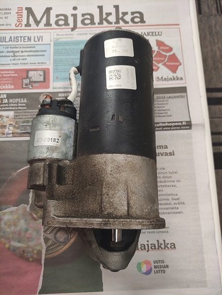 Volvo S60 D5 2003, käynnistinmoottori diesel