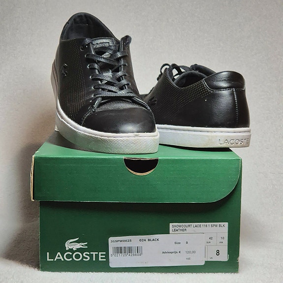 Lacoste Showcourt Lace 116 koko 42 nahkakengät - vähän käytetty