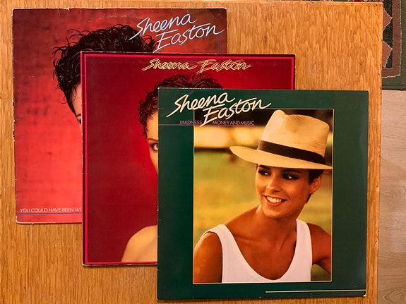 Sheena Easton LP:t 3 kpl