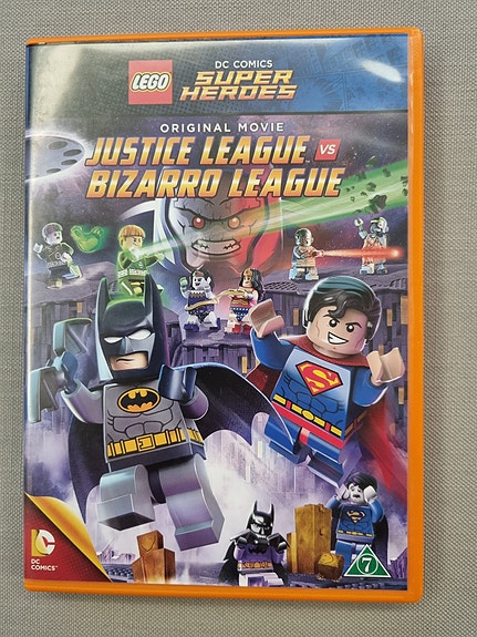 DVD Lego Justice league vs Bizarro league