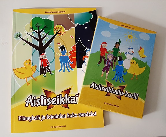 Aistiseikkailu 1 kirja ja kortit