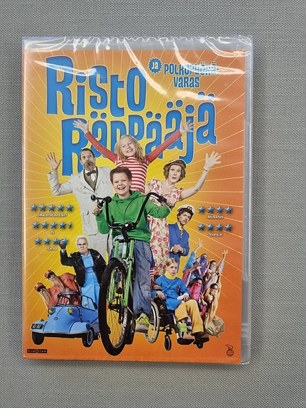 Uusi DVD Risto Räppääjä ja polkupyörävaras