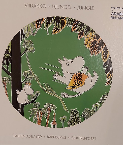 Muumi Viidakko astiasto, uusi