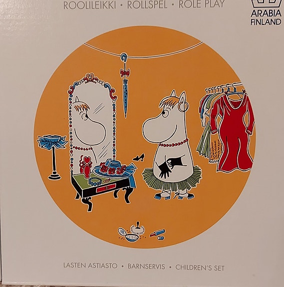 Muumi astiasto Roolileikki, uusi