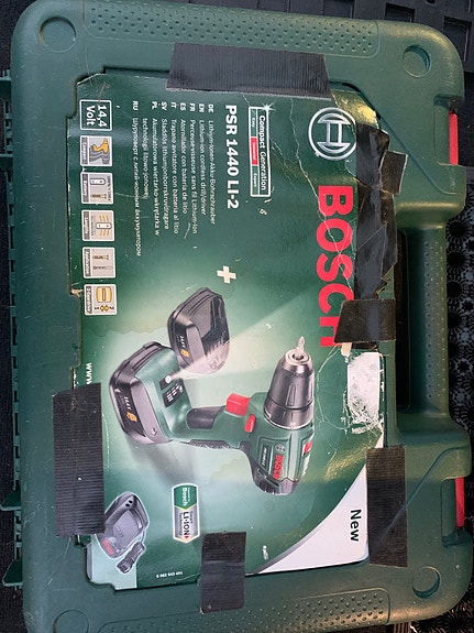 BOSCH-akkukone PSR-1440 Li-2/edullisesti