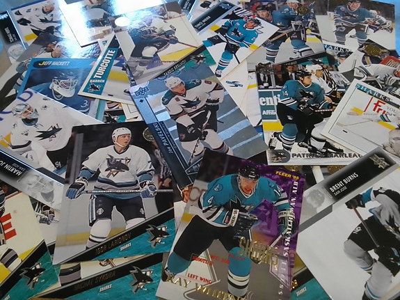 San Jose Sharks-jääkiekkokortteja postitettuna #311