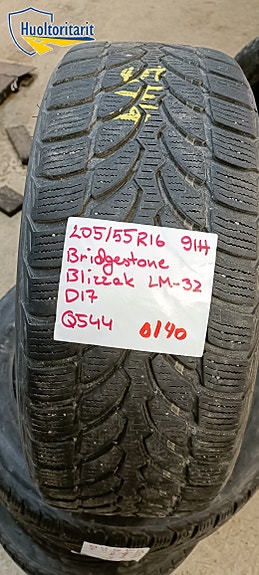 Kitkarenkaat 205/55R16 91H Bridgestone Blizzak LM-32