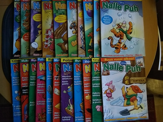 Nalle Puh sarjakuva lehtiä 3