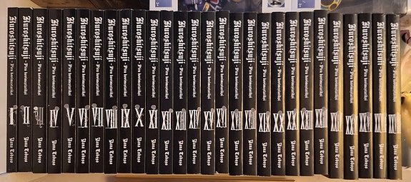 Black butler manga sarja (vol. 1-28) FIN.