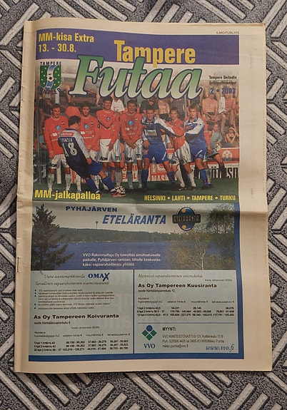 Tampere futaa 2, 2003 futislehti