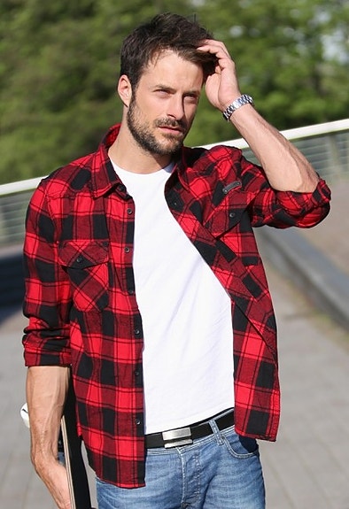 Chek Shirt Flanellipaita, punamusta ALE!