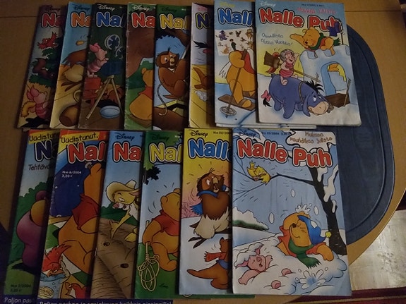 Nalle Puh sarjakuva lehtiä 4