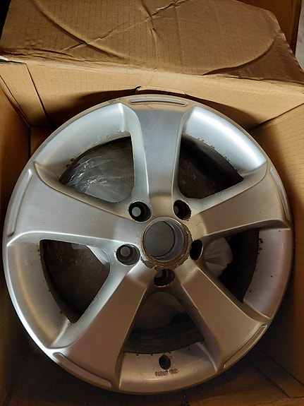 6x16" 5X112 VW alkuperäiset alumiiinivanteet 4kpl
