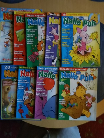 Nalle Puh sarjakuva lehtiä 2