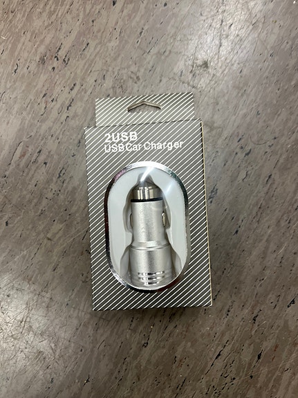 Autolaturi - 2 USB Usb Car Charger (Hopea metalli)