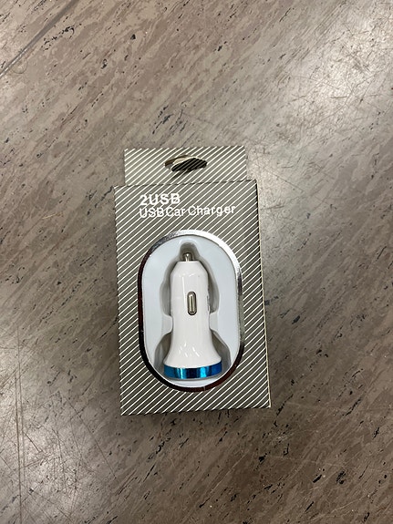 Autolaturi - 2 USB Usb Car Charger (Muovi sininen)