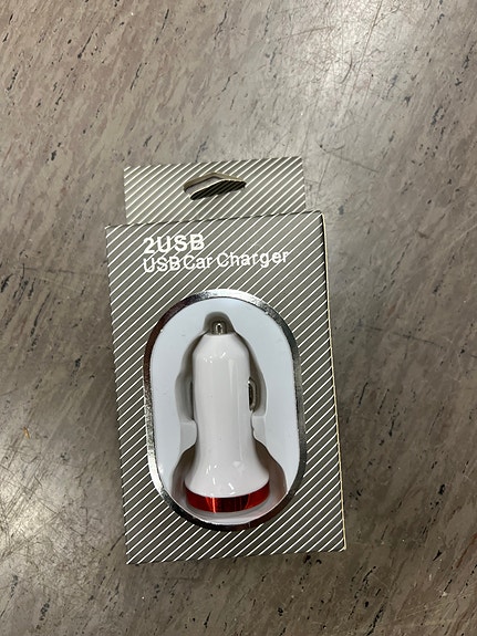 Autolaturi - 2 USB Usb Car Charger (Muovi punainen)