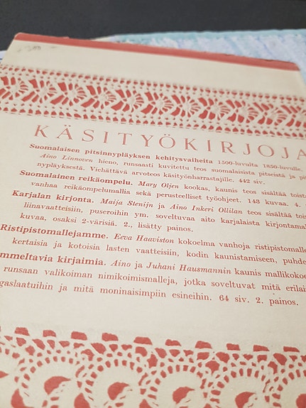 Uusia ja vanhoja virkkuupitsejä. Mary Olki