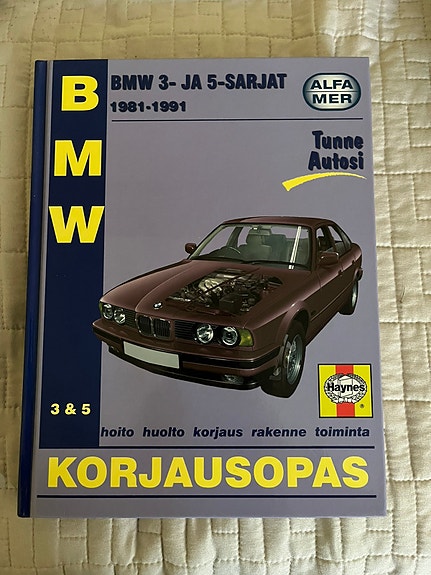 BMW korjausopas 3 & 5 srj 1981-91 Alfamer
