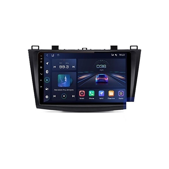 Android soitin 9" näytöllä Mazda 3 2003-2009