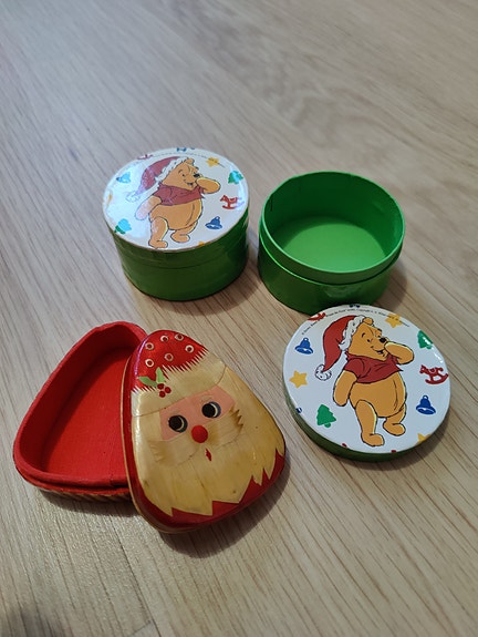 Uusia joulu rasioita Nalle Puh ja joulupukki