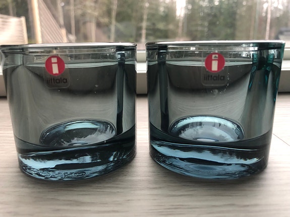 Kivi Iittala tuikku harmaa