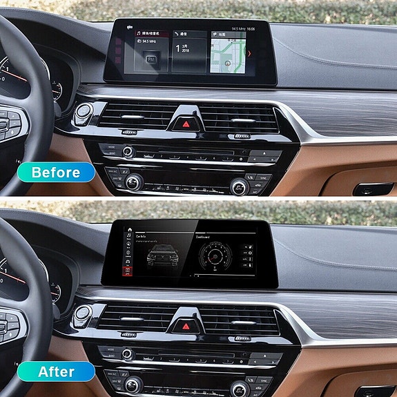 Android soitin 10.25" BMW 5-sarja G30 G31 2016-20