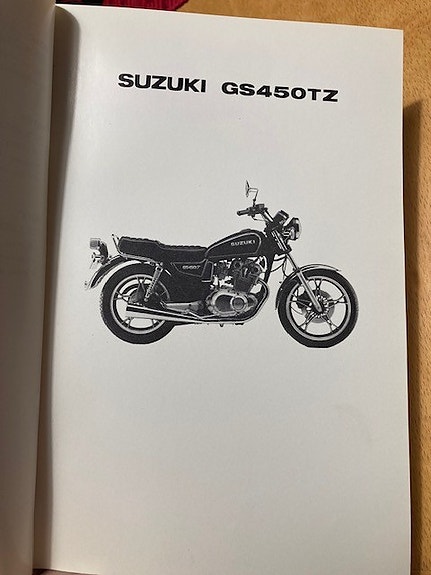 Varaosaluettelo Suzuki GS 450 TZ Vintage