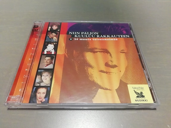 CD Niin paljon kuuluu rakkauteen +24 muuta toiveiskelmää 2 cd:tä