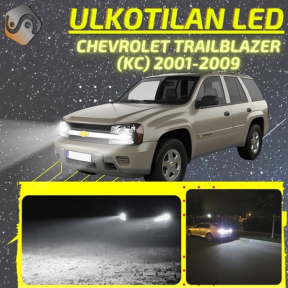CHEVROLET TRAILBLAZER (KC) Ulkovalojen LED -päivityssarja