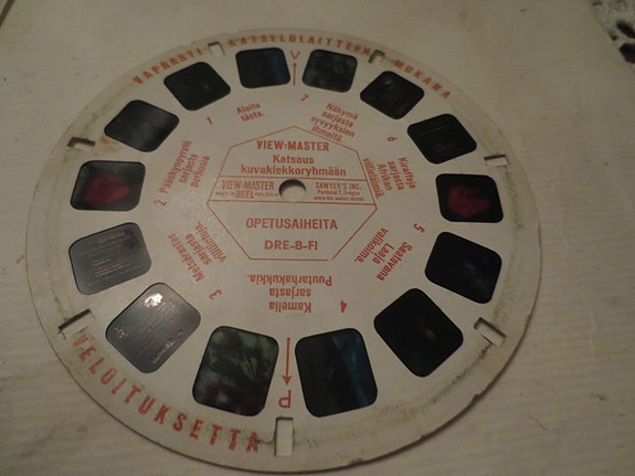 View Master kuvakiekko, DRE 8 - Fi, lasten