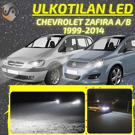 CHEVROLET ZAFIRA A/B Ulkovalojen LED -päivityssarja