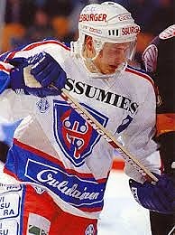 Mikko Peltola game worn pelimaila 1992