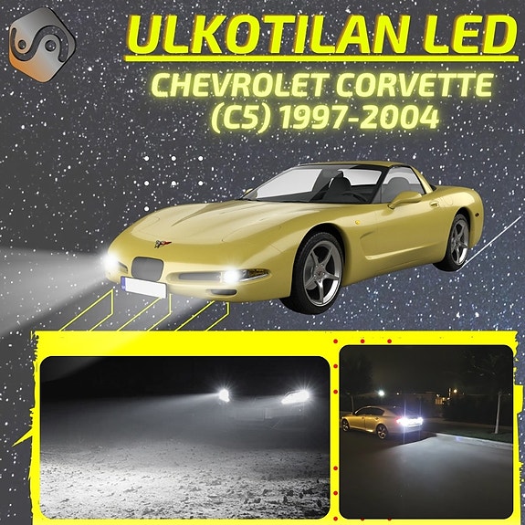 CHEVROLET CORVETTE (C5) Ulkovalojen LED -päivityssarja
