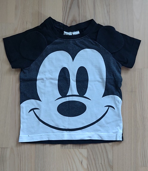 Walt Disneyn alhainen Lasten Mikki-Hiiri T-paita