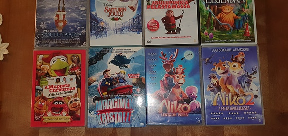 Lasten joulu-dvd-elokuvia