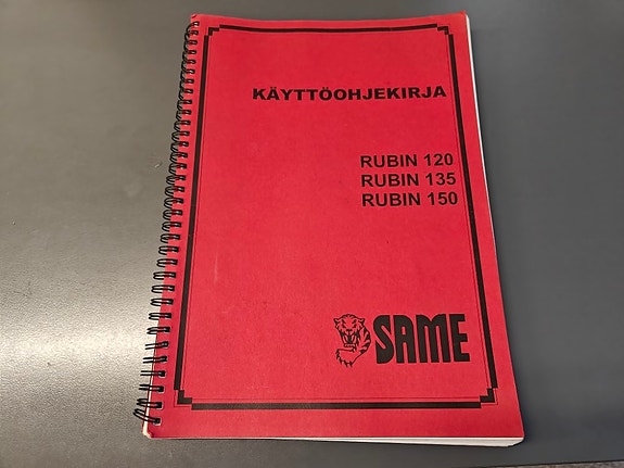 Same Rubin 120, 135, 150 käyttöohjekirja