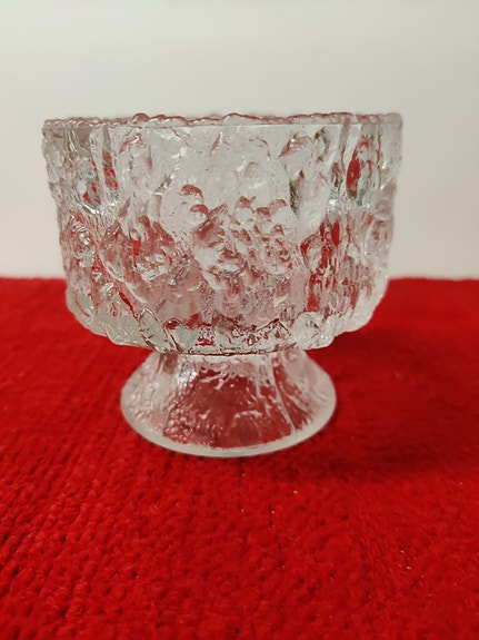 Tapio Wirkkala Frosted jälkiruoka astia