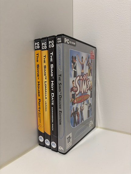 SIMS 1 PC tietokonepeli kokoelma