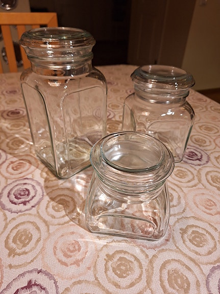 Riihimäen lasi Kantti lasipurkki ×3 kpl