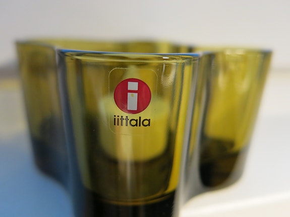Aalto Kynttilälyhty Oliivi  Iittala