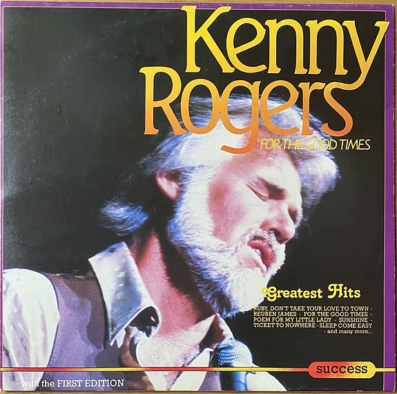 LP Kenny Rogers - For The Good Times: Greatest Hits (1989)